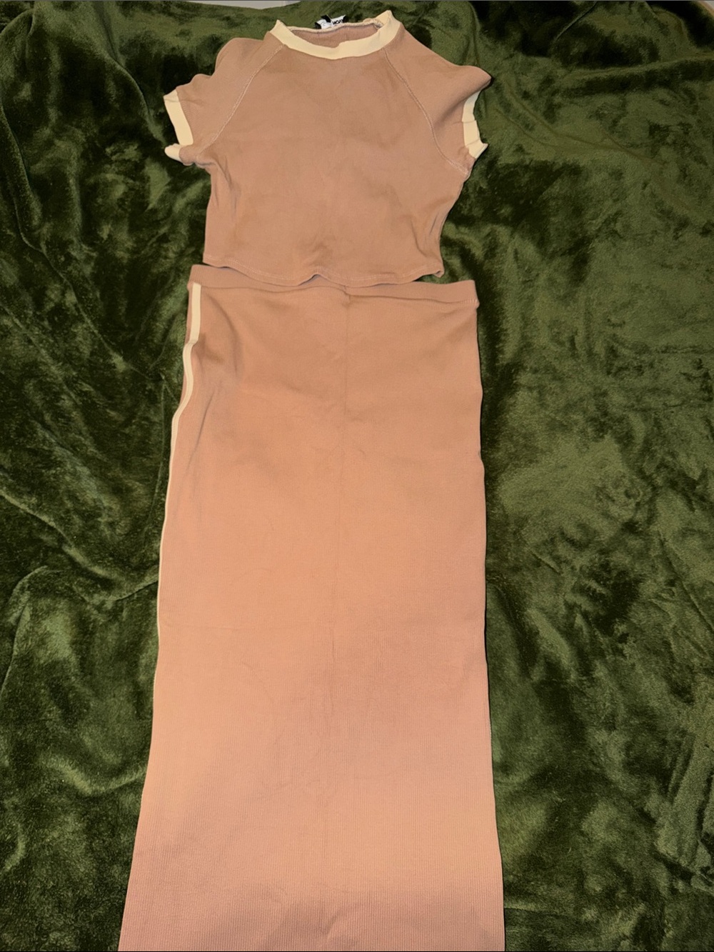 Ribbed Two-Piece maxi skirt Snatched collection